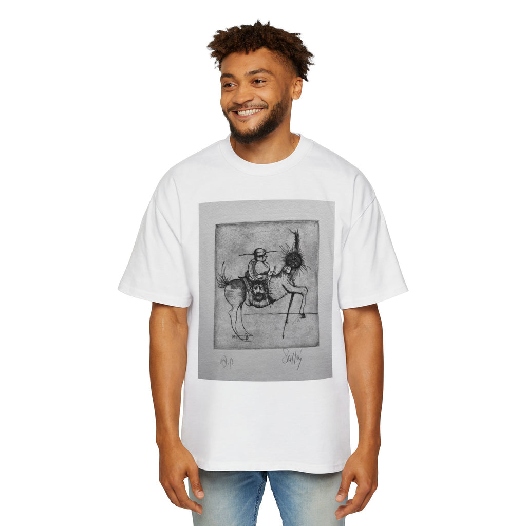 DON Q | Monochrome Art Print, Surreal Line Drawing